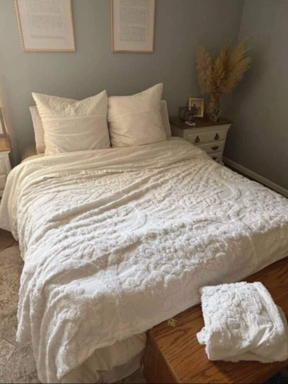 Elegant Cream Quilted Comforter Set - Soft Neutral Bedding